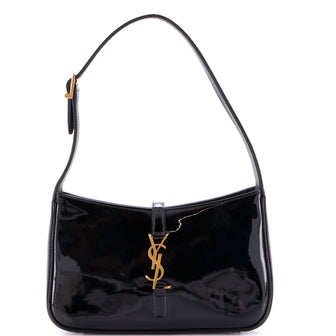 Saint Laurent Le 5 a 7 Hobo Patent Small