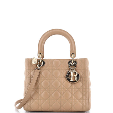 Christian Dior Lady Dior Bag Cannage Quilt Lambskin Medium