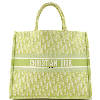 Christian Dior Book Tote Oblique Canvas Large