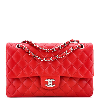 Chanel Classic Double Flap Bag Quilted Lambskin Medium