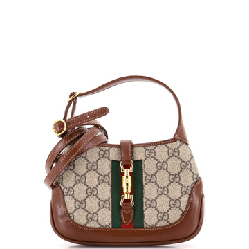 Gucci Jackie 1961 Hobo GG Coated Canvas Mini