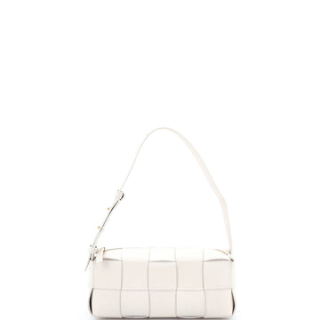 Bottega Veneta Brick Cassette Shoulder Bag Maxi Intrecciato Leather Small