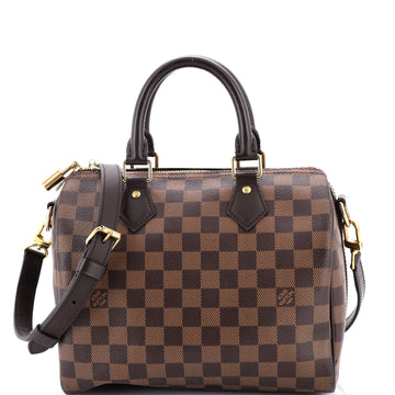 Louis Vuitton Speedy Bandouliere Bag Damier 25