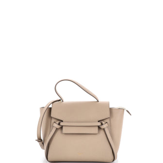 Celine Belt Bag Textured Leather Nano