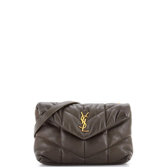 Saint Laurent Loulou Puffer Shoulder Bag Quilted Leather Mini