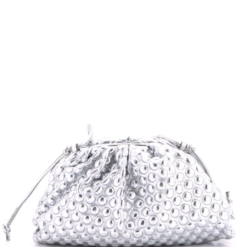 Bottega Veneta The Pouch Bubble Wrap Textured Leather Mini