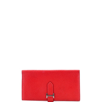 Hermes Bearn Wallet Chevre Mysore Long