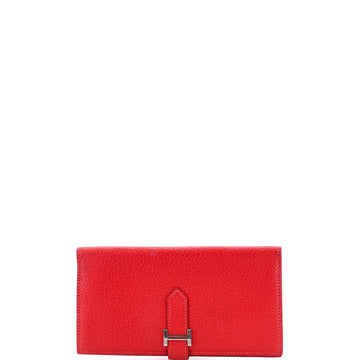 Hermes Bearn Wallet Chevre Mysore Long