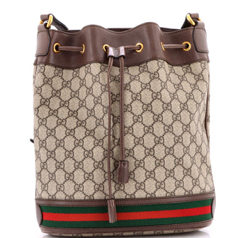 Gucci Ophidia Bucket Bag GG Coated Canvas Medium