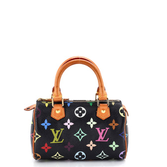 Louis Vuitton Speedy Mini HL Handbag Monogram Multicolor