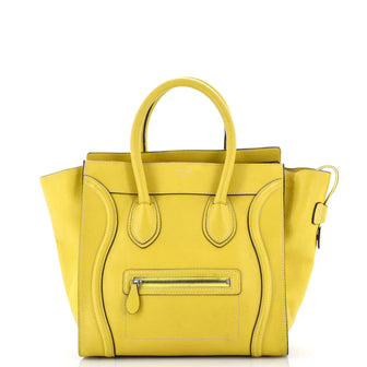Celine Luggage Bag Grainy Leather Mini