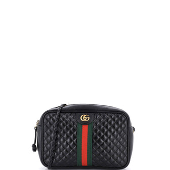 Gucci Trapuntata Camera Bag Quilted Leather Small