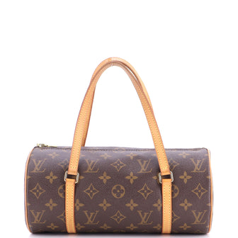 Louis Vuitton Papillon Handbag Monogram Canvas 30