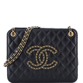 Chanel Once Upon A Time Accordion Tote Quilted Calfskin Medium