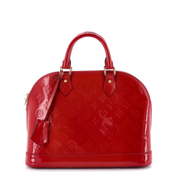 Louis Vuitton Alma Handbag Monogram Vernis PM