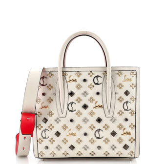 Christian Louboutin Paloma Tote Embellished Leather Medium