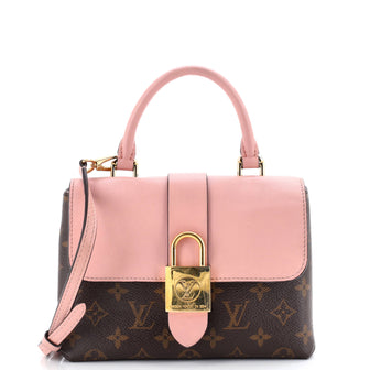 Louis Vuitton Locky Handbag Monogram Canvas with Leather BB