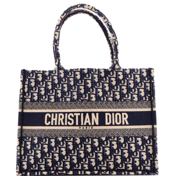 Christian Dior Book Tote Oblique Canvas Medium