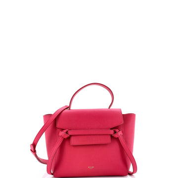Celine Belt Bag Textured Leather Nano