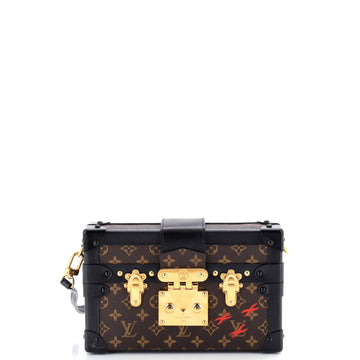 Louis Vuitton Petite Malle Handbag Monogram Canvas