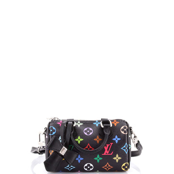 Louis Vuitton x Takashi Murakami Speedy Bandouliere NM Bag Monogram Multicolor Nano