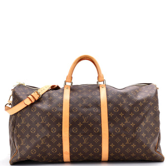 Louis Vuitton Keepall Bandouliere Bag Monogram Canvas 60