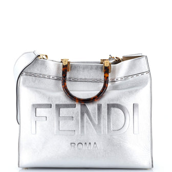 Fendi Sunshine Shopper Tote Leather Medium