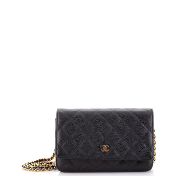 Chanel Wallet on Chain Quilted Caviar