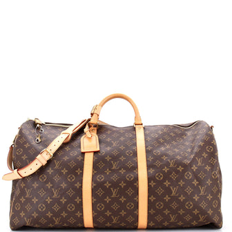 Louis Vuitton Keepall Bandouliere Bag Monogram Canvas 60