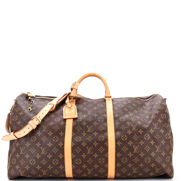 Louis Vuitton Keepall Bandouliere Bag Monogram Canvas 60