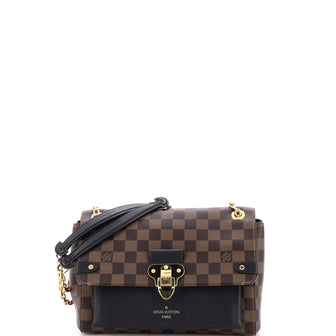 Louis Vuitton Vavin Handbag Damier with Leather PM