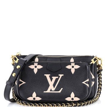 Louis Vuitton Multi Pochette Accessoires Bicolor Monogram Empreinte Giant
