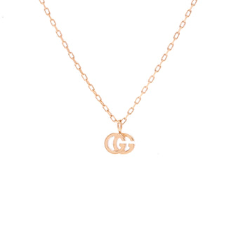 Gucci GG Running Necklace 18K Rose Gold