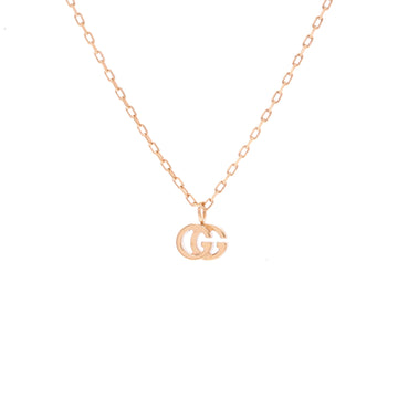 Gucci GG Running Necklace 18K Rose Gold