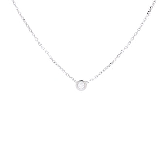 Cartier Cartier D'Amour Pendant Necklace 18K White Gold and Diamond XS
