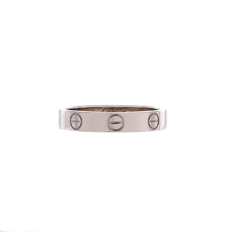 Cartier Love Wedding Band Ring 18K White Gold
