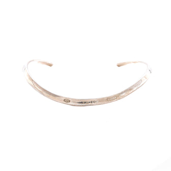 Tiffany & Co. 1837 Omega Choker Necklace Sterling Silver Narrow