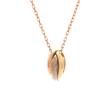 Cartier Baby Trinity Pendant Necklace 18K Tricolor Gold