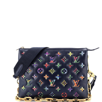 Louis Vuitton Coussin Bag Limited Edition Garden Monogram Embossed Lambskin MM