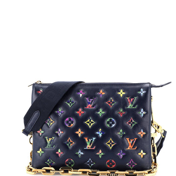 Louis Vuitton Coussin Bag Limited Edition Garden Monogram Embossed Lambskin MM