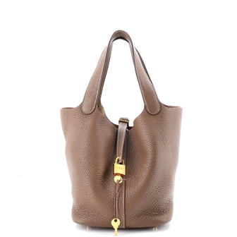 Hermes Picotin Lock Bag Clemence MM