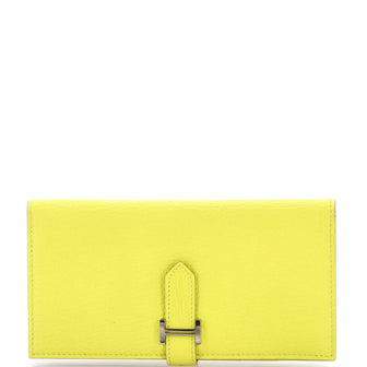 Hermes Bearn Wallet Chevre Mysore Long