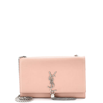 Saint Laurent Classic Monogram Tassel Crossbody Bag Leather Medium