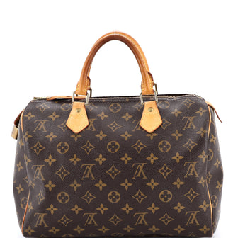Louis Vuitton Speedy Handbag Monogram Canvas 30