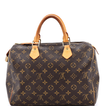 Louis Vuitton Speedy Handbag Monogram Canvas 30