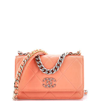 Chanel 19 Wallet on Chain Quilted Lambskin