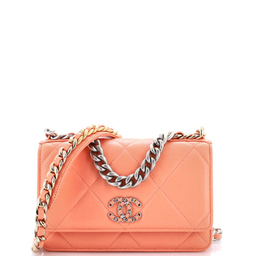 Chanel 19 Wallet on Chain Quilted Lambskin
