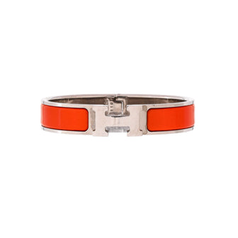 Hermes Clic H Bracelet Enamel Narrow