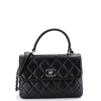 Chanel Trendy CC Top Handle Bag Quilted Lambskin Small