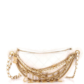 Chanel All About Chains Waist Bag Quilted Lambskin